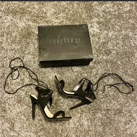 Forever 21 Shoes - Forever 21 Wraparound Stiletto Heels